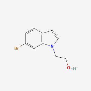 molecular formula C10H10BrNO B8466168 2-(6-bromo-1H-indol-1-yl)ethanol 