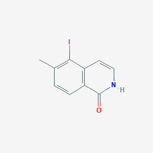 molecular formula C10H8INO B8466221 5-iodo-6-methylisoquinolin-1(2H)-one 