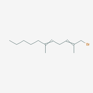 molecular formula C13H23Br B8466229 1-Bromo-2,6-dimethylundeca-2,5-diene CAS No. 61271-92-9