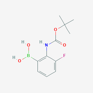 2-(Tert-butoxycarbonylamino)-3-fluorophenylboronic acid