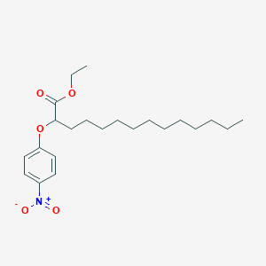 Ethyl 2-(4-nitrophenoxy)tetradecanoate