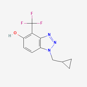 1-(cyclopropylmethyl)-4-(trifluoromethyl)-1H-benzotriazol-5-ol