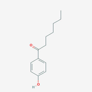 molecular formula C13H18O2 B084665 4'-Hydroxyheptanophenone CAS No. 14392-72-4