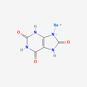 molecular formula C5H3N4NaO3 B8466933 Sodium urate 