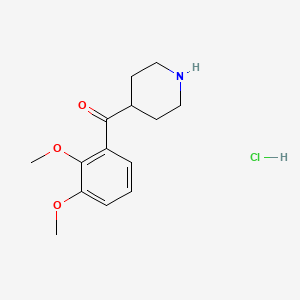 4-(2,3-Dimethoxybenzoyl)piperidine hydrochloride