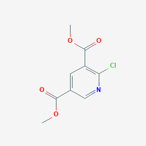 molecular formula C9H8ClNO4 B8466995 Dimethyl 2-chloropyridine-3,5-dicarboxylate 