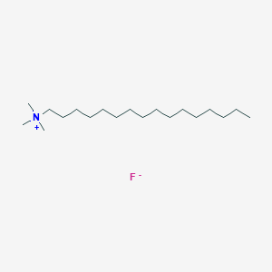 molecular formula C19H42FN B084670 1-Hexadecanaminium, N,N,N-trimethyl-, fluoride CAS No. 14002-56-3