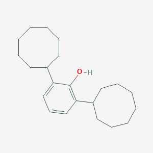 molecular formula C22H34O B084671 2,6-Dicyclooctylphenol CAS No. 14109-13-8