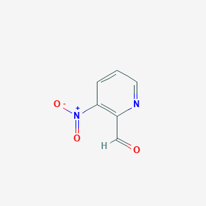 molecular formula C6H4N2O3 B084672 3-Nitropicolinaldehyde CAS No. 10261-94-6