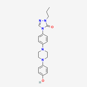 molecular formula C21H25N5O2 B8467211 Itraconazole Impurity 24 CAS No. 79538-91-3