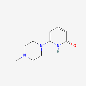 molecular formula C10H15N3O B8467327 6-(4-Methyl-piperazin-1-yl)-pyridin-2-ol 
