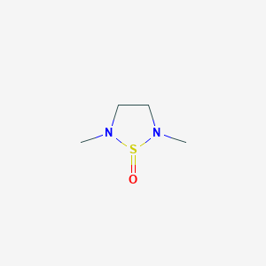 molecular formula C4H10N2OS B084675 2,5-Dimethyl-1,2,5-thiadiazolidine 1-oxide CAS No. 15108-72-2
