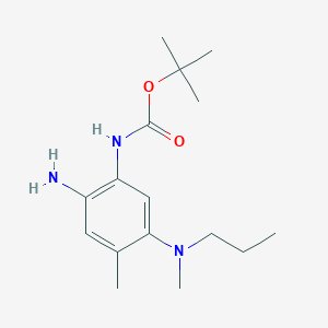 Carbamic acid,[2-amino-4-methyl-5-(methylpropylamino)phenyl]-,1,1-dimethylethyl ester