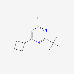 2-Tert-butyl-4-chloro-6-cyclobutyl-pyrimidine