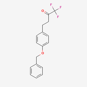 4-[4-(Benzyloxy)phenyl]-1,1,1-trifluorobutan-2-one