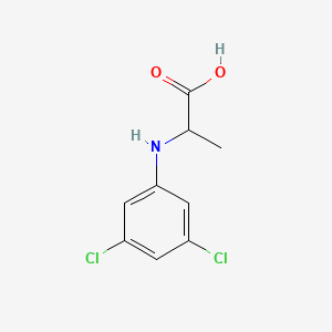 molecular formula C9H9Cl2NO2 B8467594 N-(3,5-dichlorophenyl)-D,L-alanine 