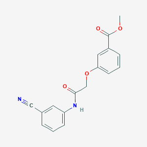 3-[(3-Cyano-phenylcarbamoyl)-methoxy]-benzoic acid methyl ester
