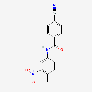 N-(3-nitro-4-methylphenyl)-4-cyanobenzamide