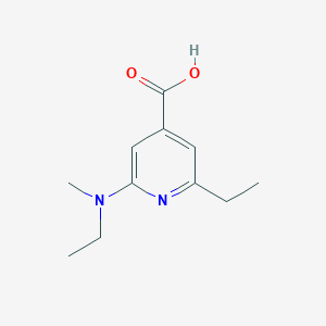 2-Ethyl-6-(ethyl-methyl-amino)-isonicotinic acid