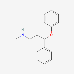 molecular formula C16H19NO B8467733 N-Methyl-gamma-phenoxybenzenepropanamine CAS No. 56161-70-7