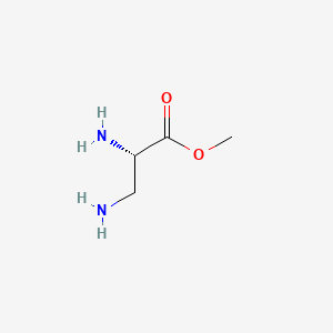 molecular formula C4H10N2O2 B8467815 methyl (2S)-2,3-diaminopropanoate 