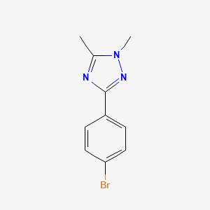 3-(4-bromophenyl)-1,5-dimethyl-1H-[1,2,4]-triazole