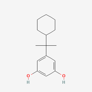 5-(2-Cyclohexylpropan-2-yl)benzene-1,3-diol