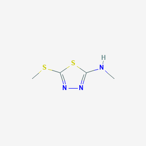 2-Methylthio-5-methylamino-1,3,4-thiadiazole