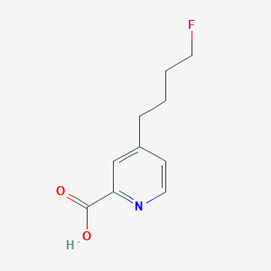 4-(4-Fluoro-butyl)-pyridine-2-carboxylic acid