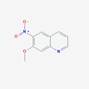 molecular formula C10H8N2O3 B8467931 7-Methoxy-6-nitro-quinoline 