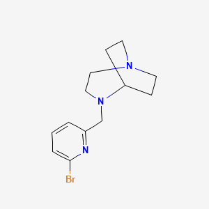 4-[(6-Bromopyridin-2-yl)methyl]-1,4-diazabicyclo[3.2.2]nonane