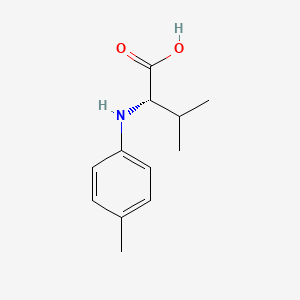 molecular formula C12H17NO2 B8467990 N-(4-methylphenyl)valine CAS No. 64823-69-4