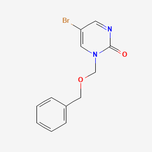 2(1H)-Pyrimidinone, 5-bromo-1-[(phenylmethoxy)methyl]-