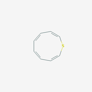 molecular formula C8H8S B8468324 1-Thia-2,4,6,8-cyclononatetrene 