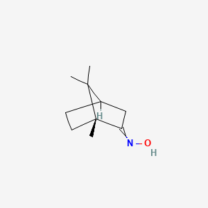 molecular formula C10H17NO B8468328 (1R,4R)-1,7,7-Trimethylbicyclo[2.2.1]heptan-2-one oxime 
