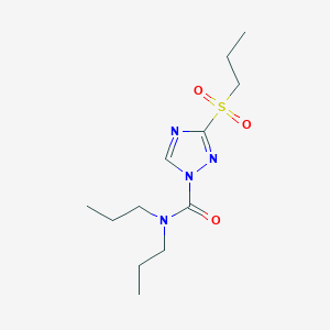 1-Dipropylcarbamoyl-3-propylsulphonyl-1,2,4-triazole