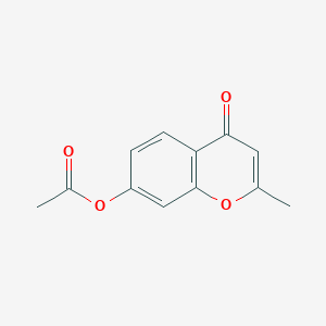 molecular formula C12H10O4 B8468390 7-Acetoxy-2-methylchromone 
