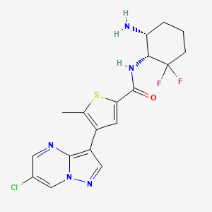 molecular formula C18H18ClF2N5OS B8468396 Mark-IN-2 