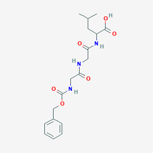 molecular formula C18H25N3O6 B084684 Z-Gly-Gly-Leu-OH CAS No. 13347-77-8