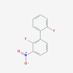 molecular formula C12H7F2NO2 B8468408 2,2'-Difluoro-3-nitro-biphenyl 