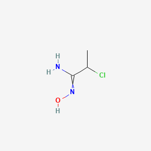 2-Chloro-N-hydroxy-propionamidine