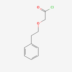 molecular formula C10H11ClO2 B8468461 Phenethyloxy-acetyl chloride 
