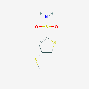 4-Methylsulfanylthiophene-2-sulfonamide