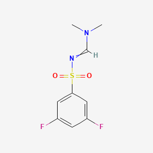 N'-(3,5-difluorophenylsulfonyl)-N,N-dimethylformimidamide
