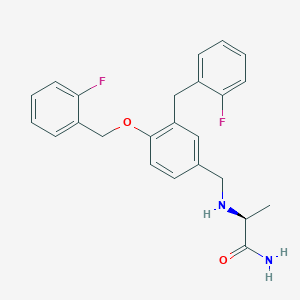 molecular formula C24H24F2N2O2 B8468711 Safinamide impurity 9 CAS No. 1000370-28-4