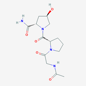 N-Acetylglycyl-L-prolyl-(4R)-4-hydroxy-L-prolinamide