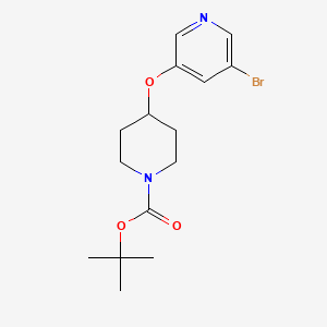 tert-Butyl 4-((5-bromopyridin-3-yl)oxy)piperidine-1-carboxylate
