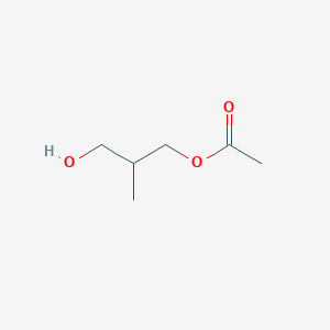 molecular formula C6H12O3 B8468765 3-Acetoxy-2-methylpropan-1-ol 