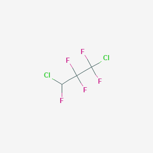 molecular formula C3HCl2F5 B008469 1,3-Dichloro-1,1,2,2,3-pentafluoropropane CAS No. 507-55-1