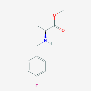 (S)-2-(4-fluoro-benzylamino)-propionic acid methyl ester